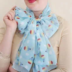 Up In The Clouds Large Neck Scarf