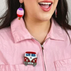 Vagabond Wheels Brooch