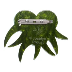 Verdant Green Gum Brooch