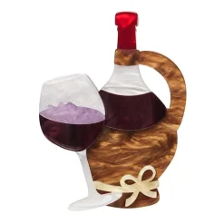 Vino Rosso Brooch