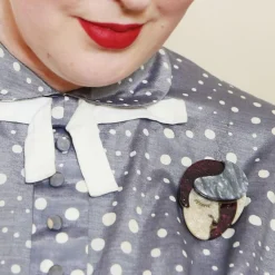 Vogue Visage Brooch