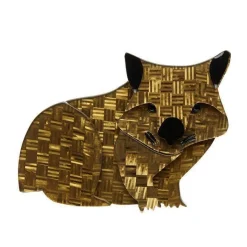 Wary Warri Wombat Brooch