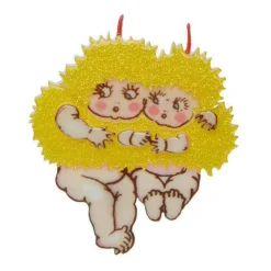Wattle Babies Brooch