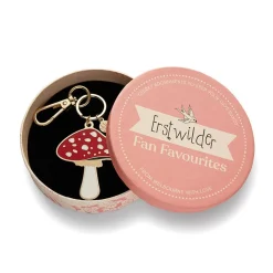 Well Spotted Brooch Key Ring