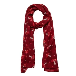 Well Spotted Neck Scarf Red