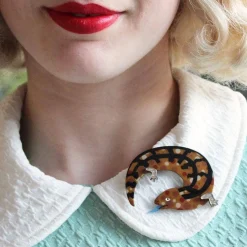 Western Blue Brooch