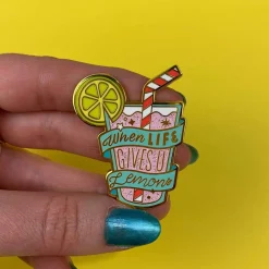 When Life Gives U Lemons Enamel Pin