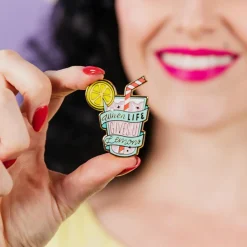 When Life Gives U Lemons Enamel Pin