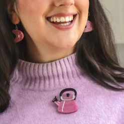 Whistle While We Work Brooch