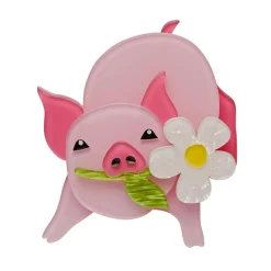 Wilbur The Wonder Pig Brooch