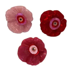 Wild Rose Bouquet Brooch Set