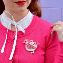 Wind-Up Whimsy Brooch