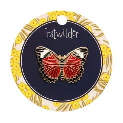 Wings Laced In Red Enamel Pin