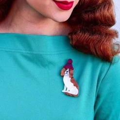Wintertime Walkies Brooch