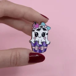 With A Scary On Top! Enamel Pin