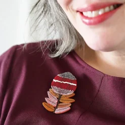Wonderous Waratah Brooch