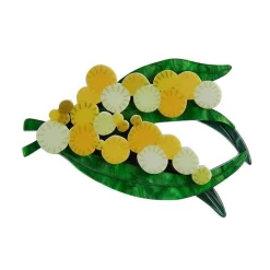 Woven Wattle Brooch