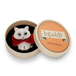 Wrapped Up In Love Kitten Brooch