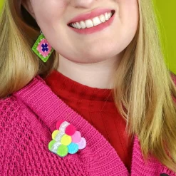 Yarn Spinner Brooch