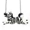 Zebra Crossing Necklace