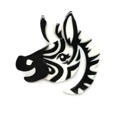 Zesty Zebra Brooch