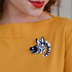 Zesty Zebra Brooch